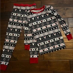 Little Sleepies Festive Black and Red Kids Pajama Set